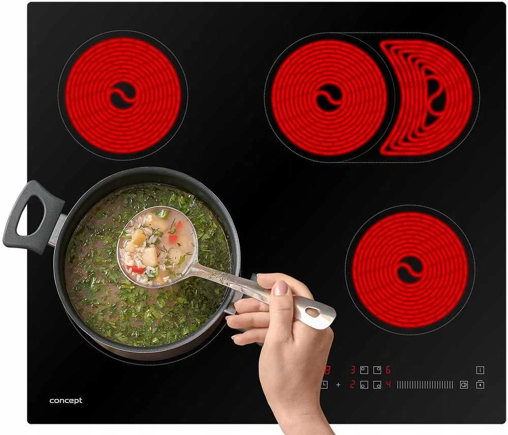 Įmontuojama keraminė kaitlentė „Concept Solution“ SDV4760