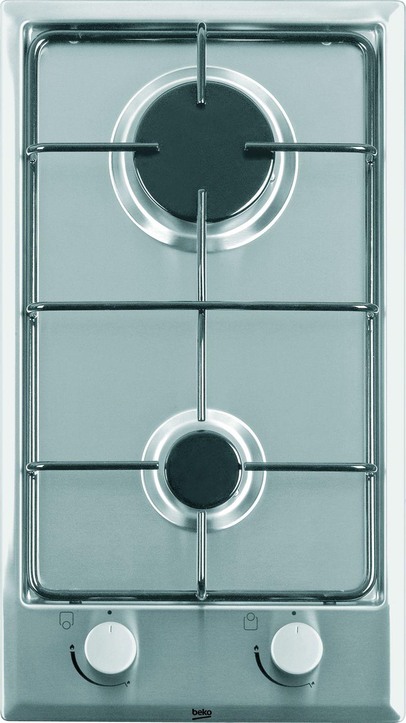 Kaitlentė Beko HDCG 32220 SX hob Nerūdijantis plienas Built-in Gas 2 zone(s)