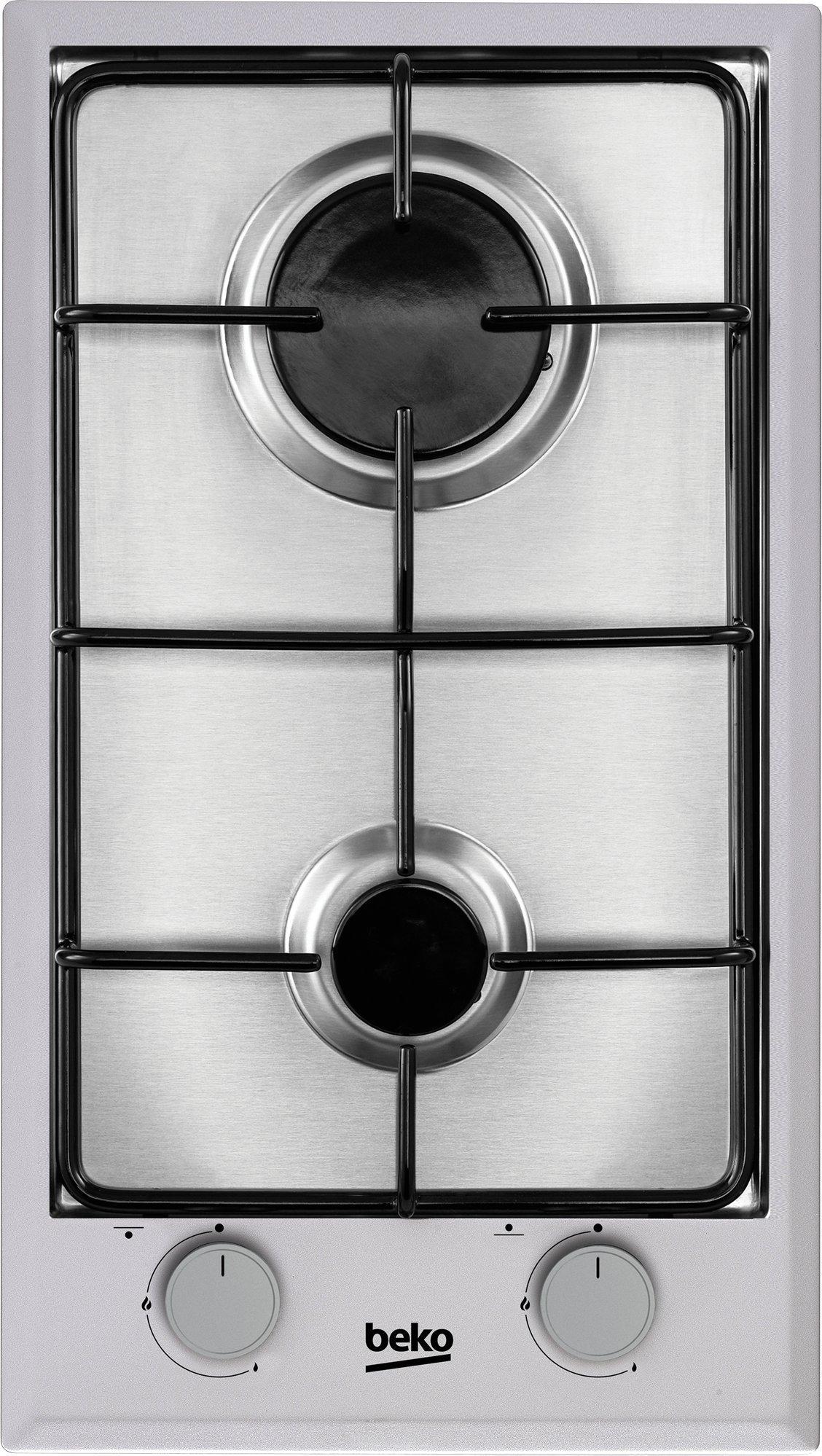Kaitlentė Beko HDCG 32220 SX hob Nerūdijantis plienas Built-in Gas 2 zone(s)