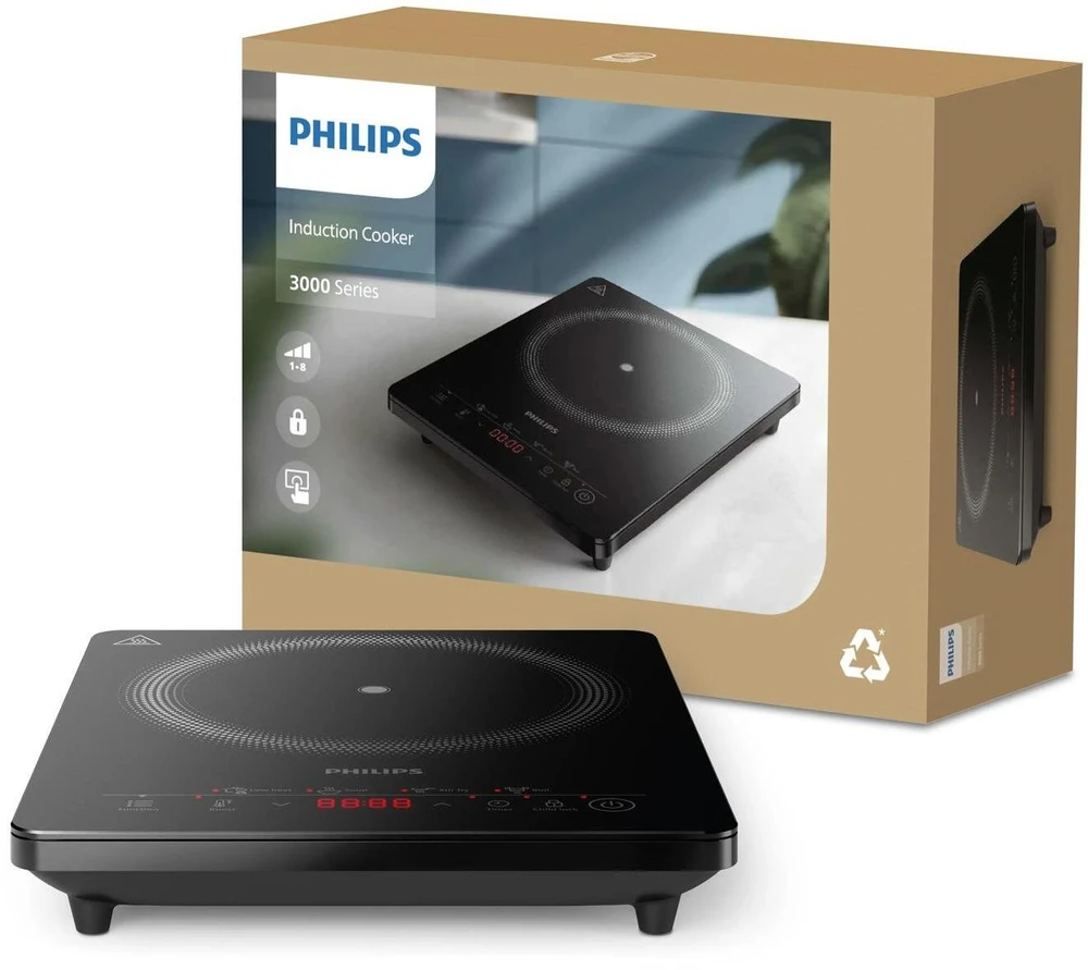 „Philips 3000“ serijos mini indukcinė kaitlentė HD5830/90