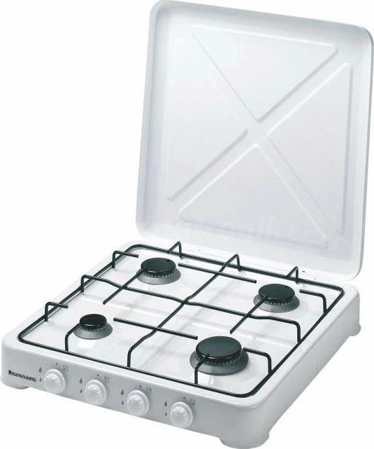 Kaitlentė Ravanson K-04T hob Juodas, Baltas Countertop Gas 4 zone(s)