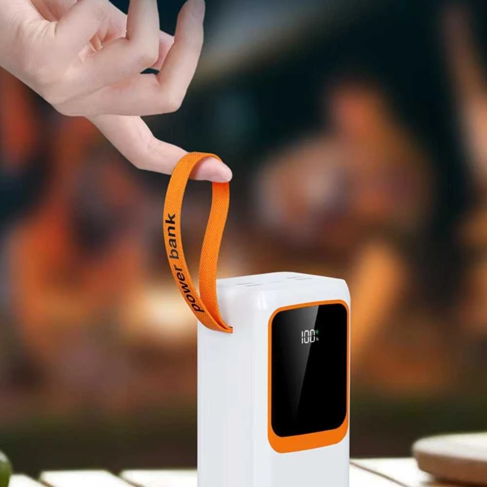 Kaku Išorinė baterija POWER BANK DENMEN 30000mAh (4xUSB; 1xUSB-C) balta