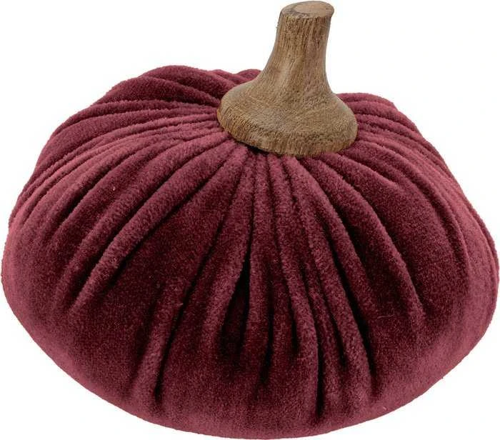 Home Styling Collection Dirbtinis moliūgas, audinio apdaila, 10 x 11 cm