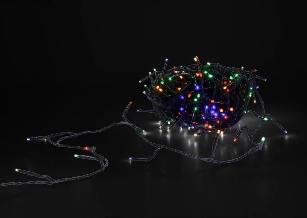Christmas Decoration KALĖDINĖS LEMPUTĖS GIRLIANDA 240 LED SU LAIKMAČIU MULTICOLOR 809580