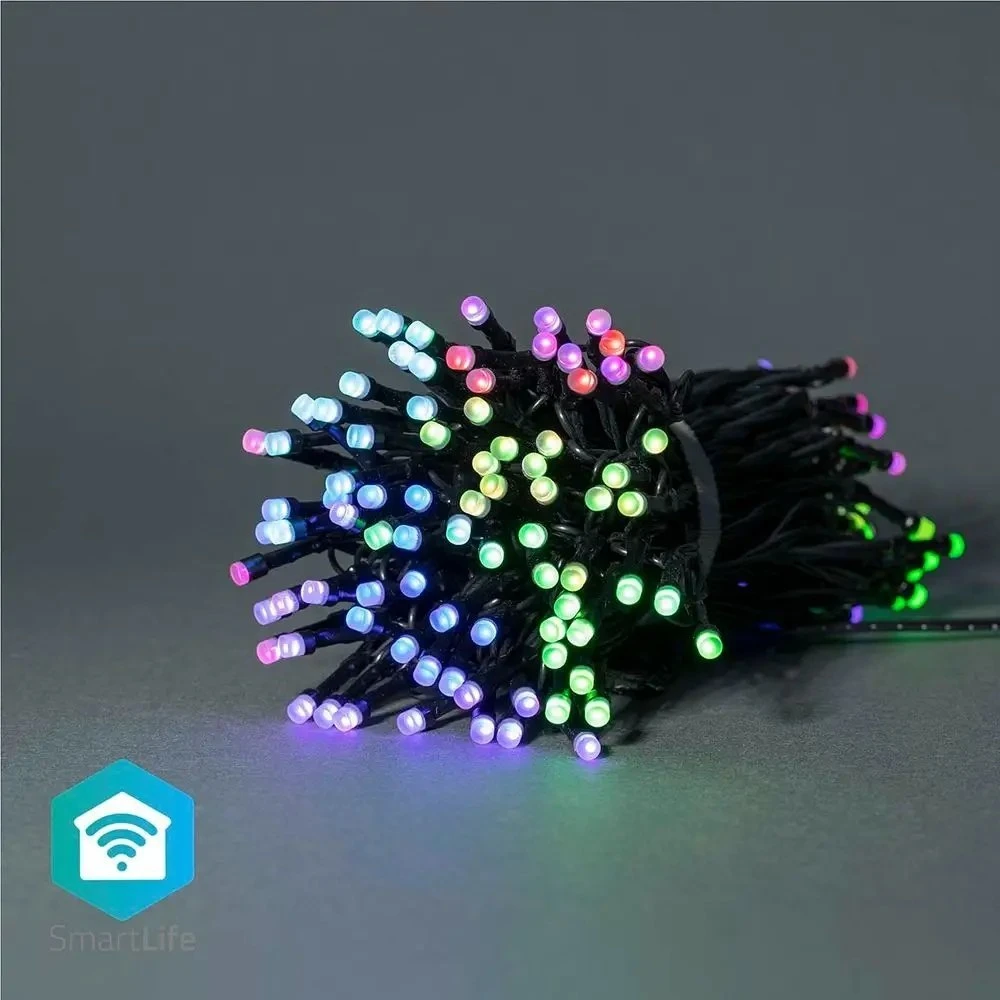 Nedis SmartLife dekoratyvinė LED Wi-Fi RGB juosta, 168 šviesos diodai, 20 m, Android™ / IOS
