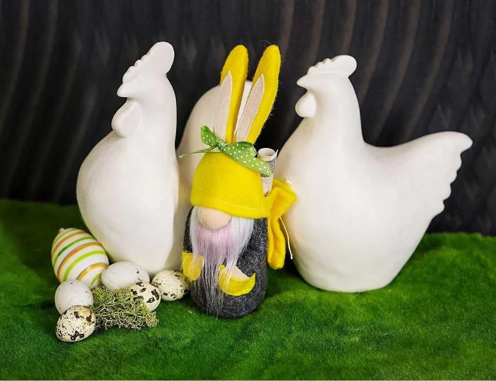 Saska Garden Pavasarinis gnomų zuikutis 20 cm su maišeliu