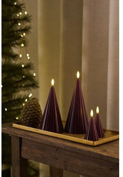 Kalėdinė puošmena Sirius Sirius Laura Tree, H17cm, Bordo