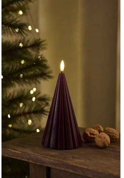 Kalėdinė puošmena Sirius Sirius Laura Tree, H17cm, Bordo