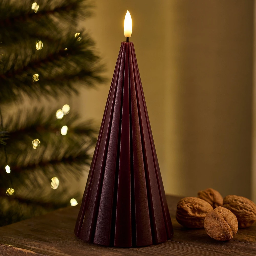 Kalėdinė puošmena Sirius Sirius Laura Tree, H20cm, Bordo