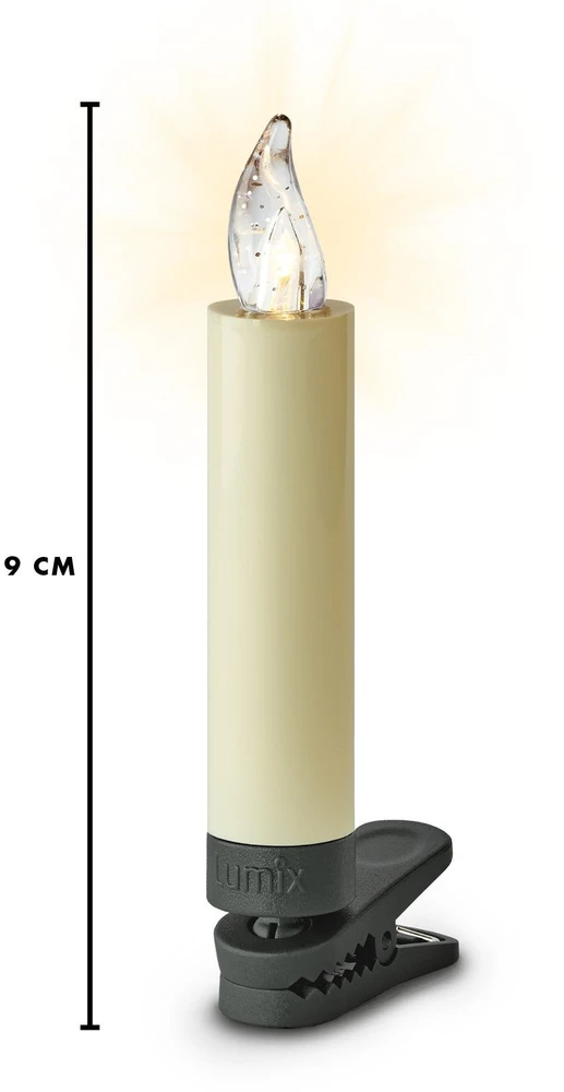 Kalėdinės eglutės lemputės Krinner Krinner Mini Superlight 10 vnt. rinkinys dramblio kaulo spalvos