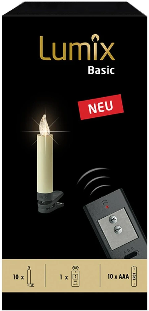 Kalėdinės eglutės lemputės Krinner Krinner Mini Superlight 10 vnt. rinkinys dramblio kaulo spalvos