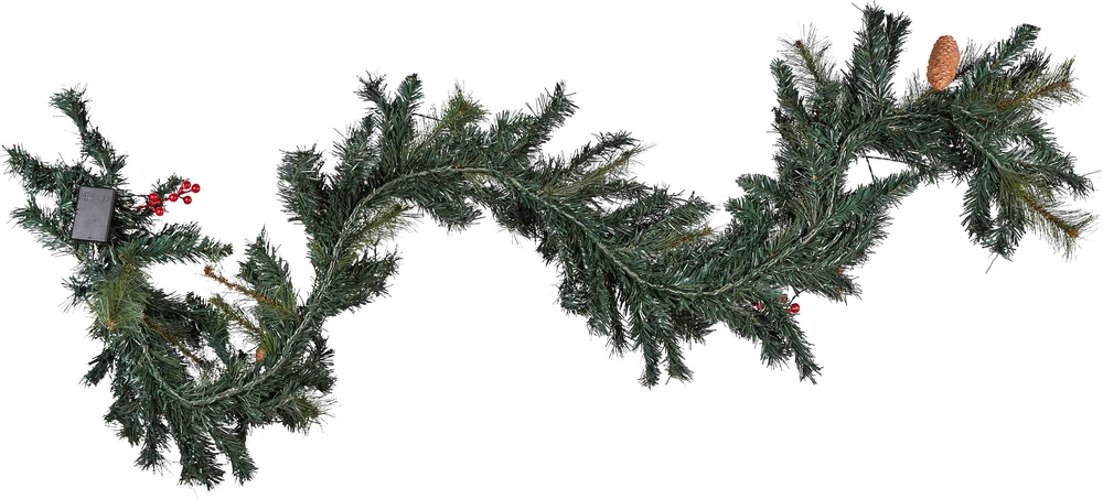Beliani Kalėdinė LED girlianda TENALA 180 cm Žalia