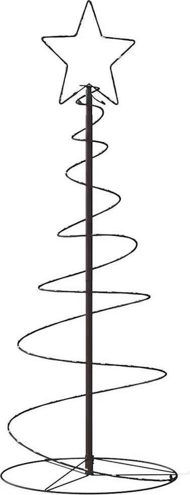 LED Kalėdų eglutė 80 LED Šiltai Balta 120 cm