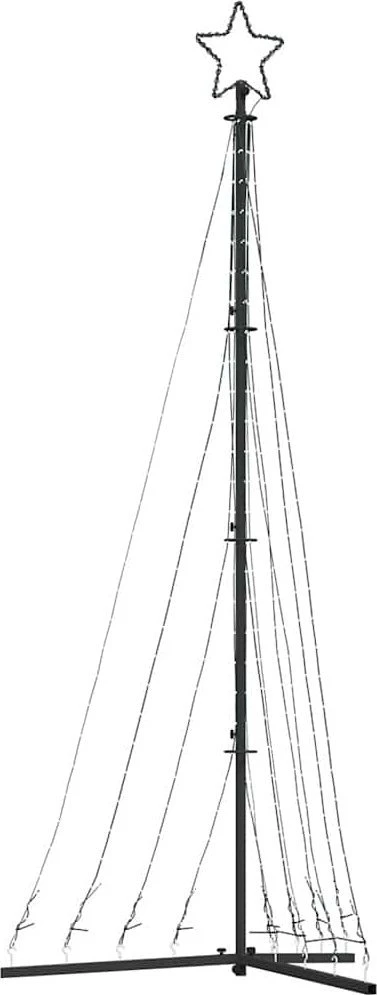LED Kalėdų eglutė 447 LED Šiltai Balta 250 cm