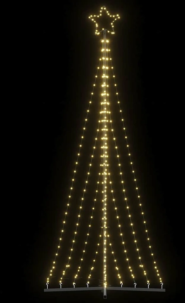 LED Kalėdų eglutė 447 LED Šiltai Balta 250 cm