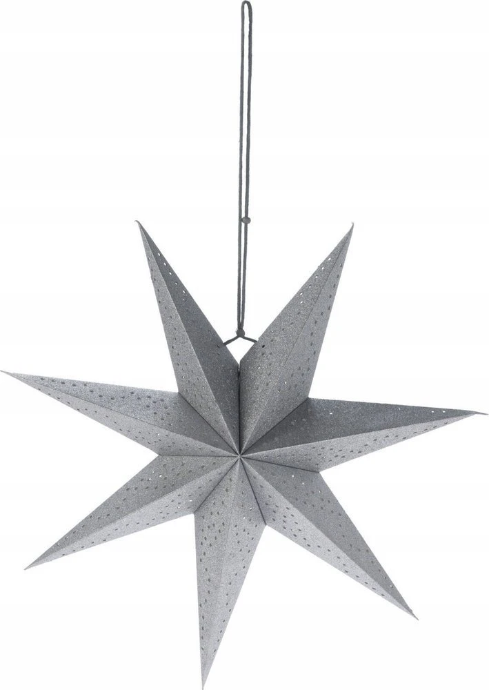 Christmas Decoration Sidabrinė Dekoratyvinė Žvaigždė 45 cm - Kalėdų Ornamentas