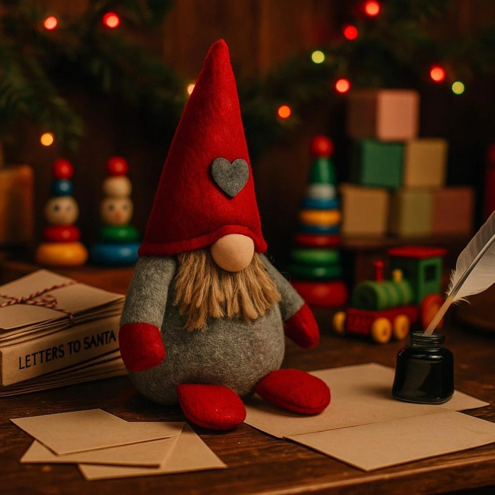 Saska Christmas kalėdų dekoracija Mikołaj iš džiuto