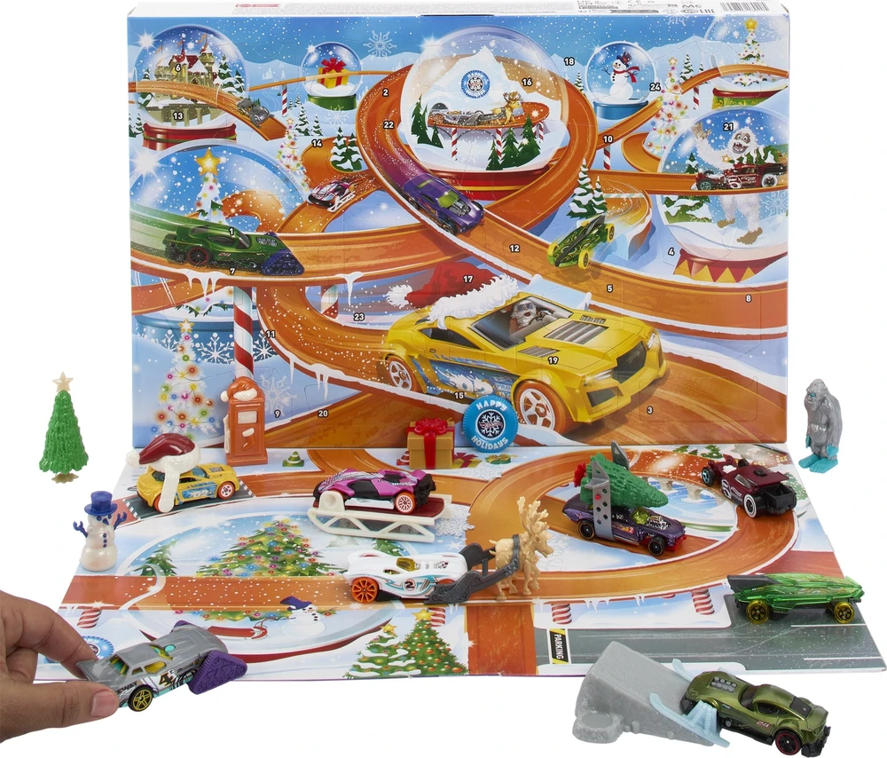 Advento kalendorius Hot Wheels, 2024