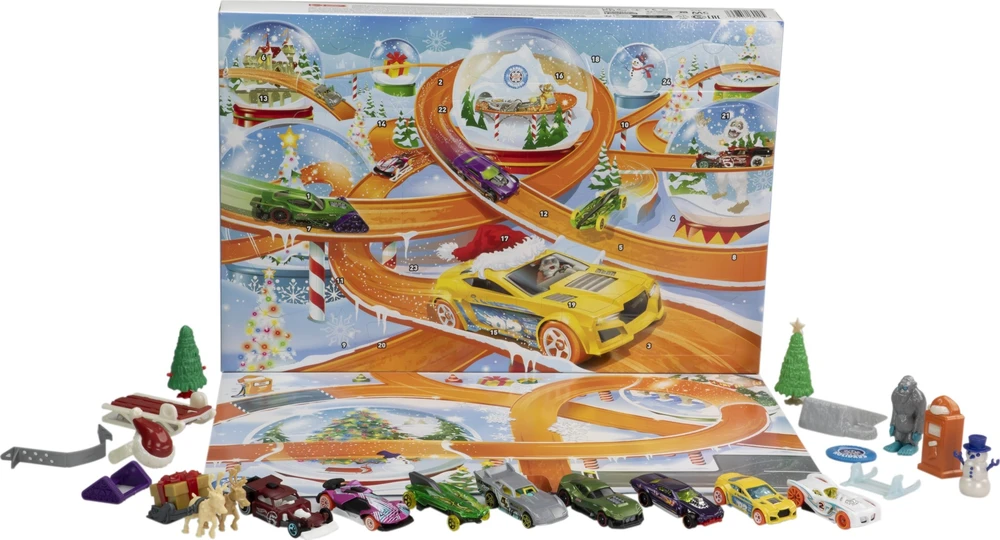 Advento kalendorius Hot Wheels, 2024