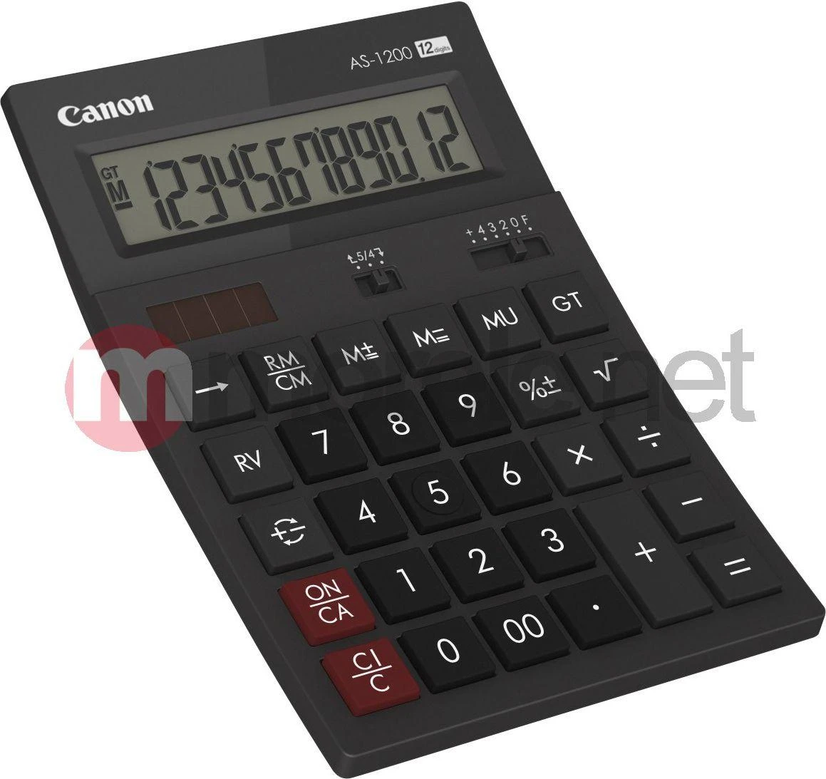 Canon AS1200HB skaičiuotuvas su 12 skaitmenų ekranu