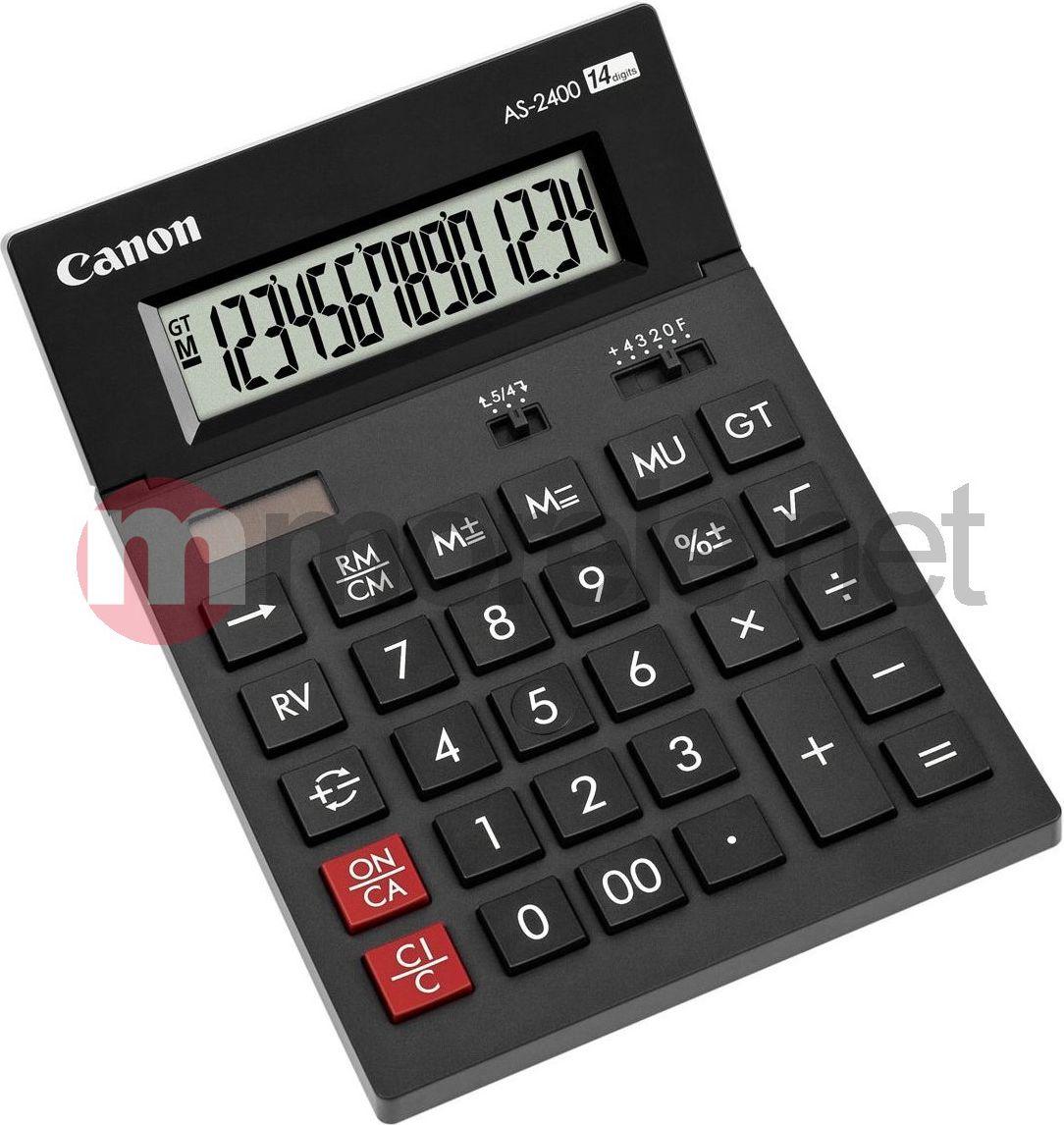 Canon AS-2400 skaičiuotuvas Desktopas Skaičiuotuvo ekranas Juoda