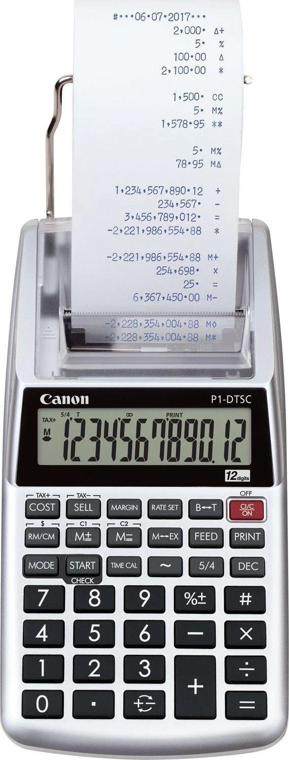 Canon P1-DTSC II skaičiuotuvas su spausdinimo funkcija