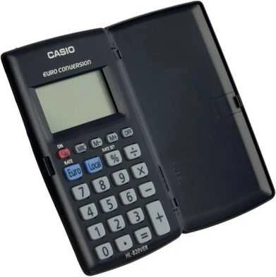 Casio HL-820 skaičiuotuvas su atverčiamu dangteliu