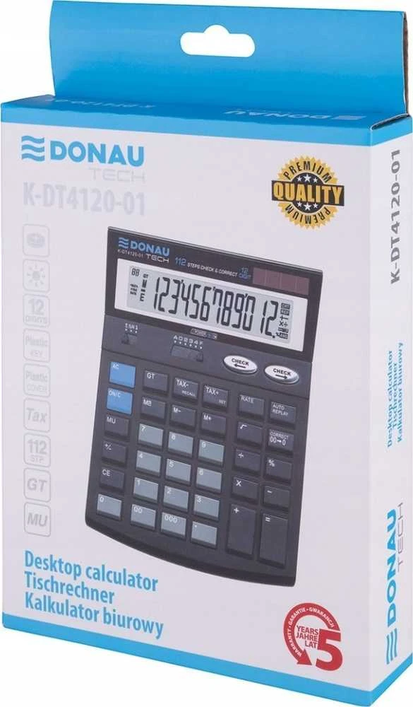 Donau K-DT4120-01 skaičiuotuvas pakuotėje