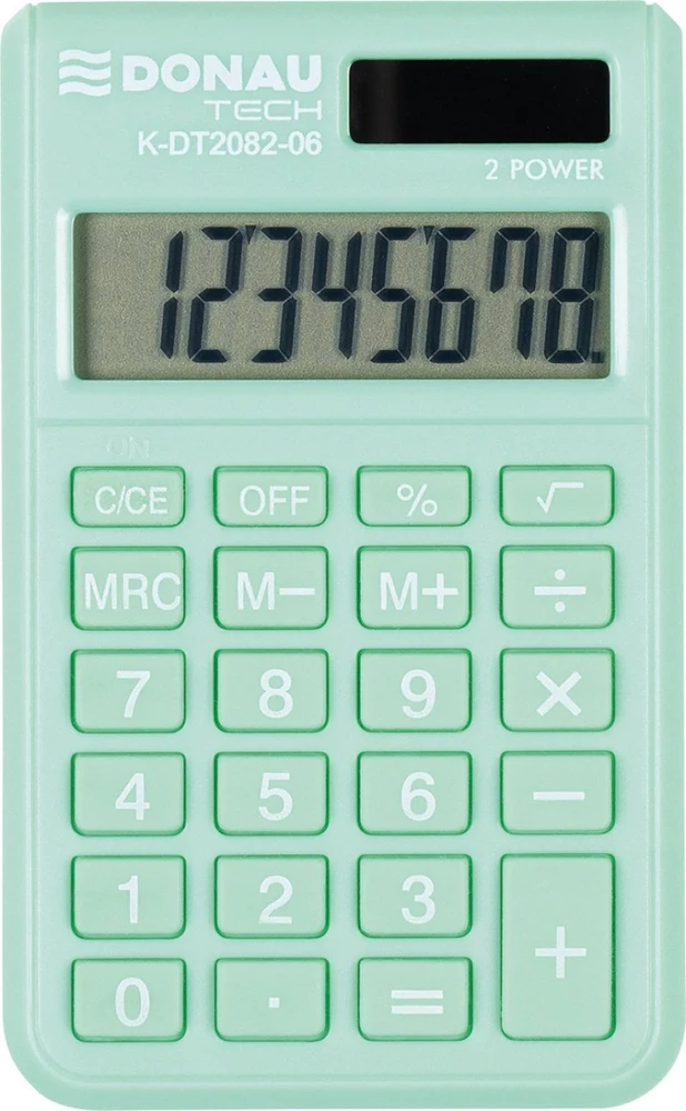 Skaičiuotuvas K-DT2082-06 DONAU šv.žalias