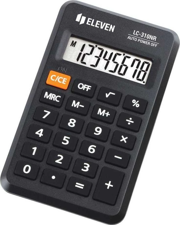Eleven LC-310NR juodas skaičiuotuvas