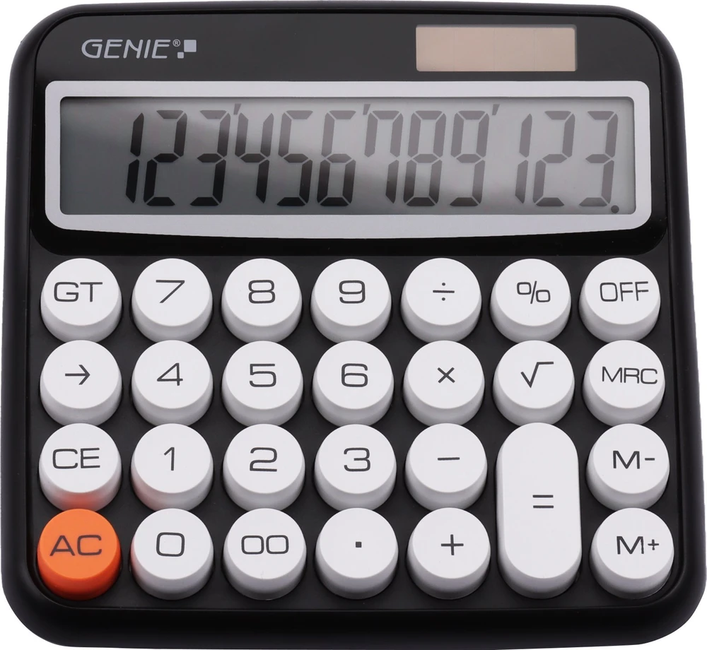 Kalkulator Genie 612BK Kalkulator juoda