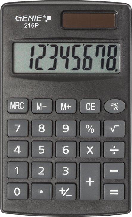 Skaičiuotuvas Genie GENIE Taschenrechner 215 P 8- stellig
