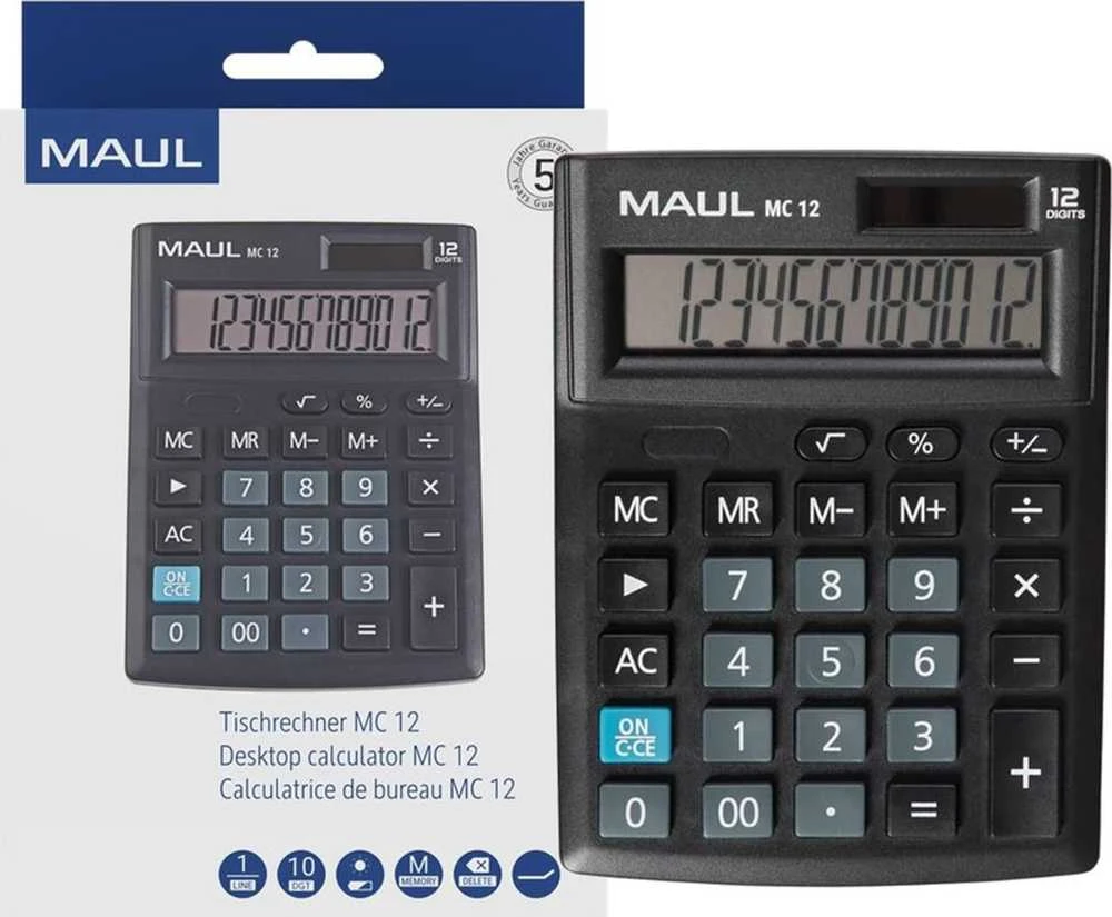 Maul MC 12 skaičiuotuvas su pakuote