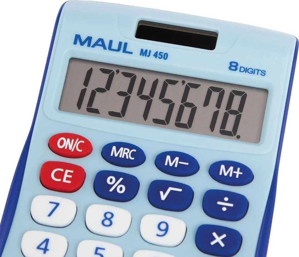 Kalkulator Maul Kalkulator MJ 450 Šviesiai mėlynas, JASNONIEBIESKI
