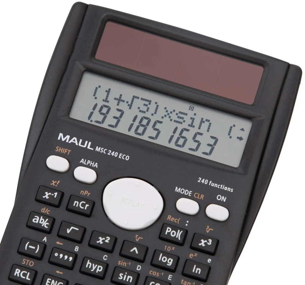 Kalkulator Maul MAUL MSC 240 ECO* kalkulator Desktop Wyświetlacz kalkulatora Juodas