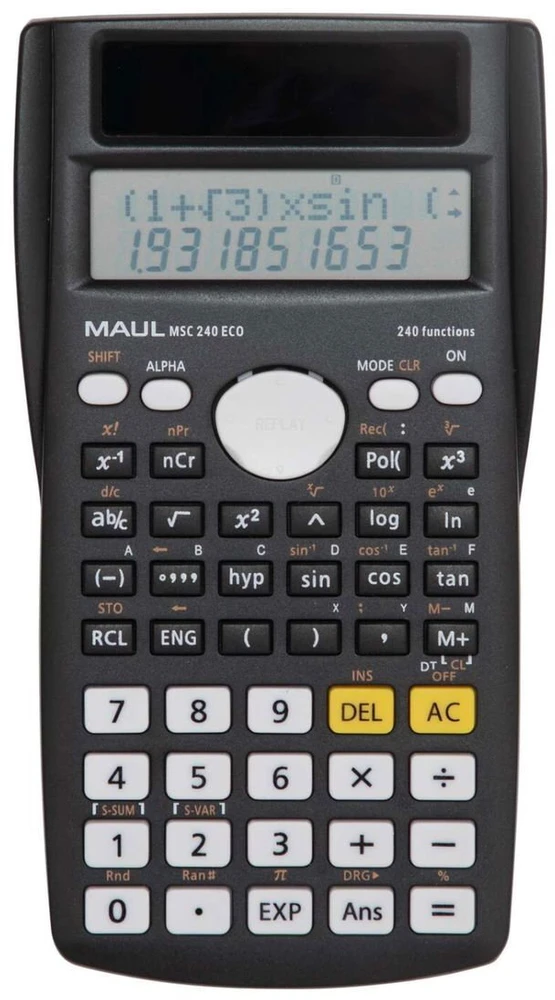 Kalkulator Maul MAUL MSC 240 ECO* kalkulator Desktop Wyświetlacz kalkulatora Juodas