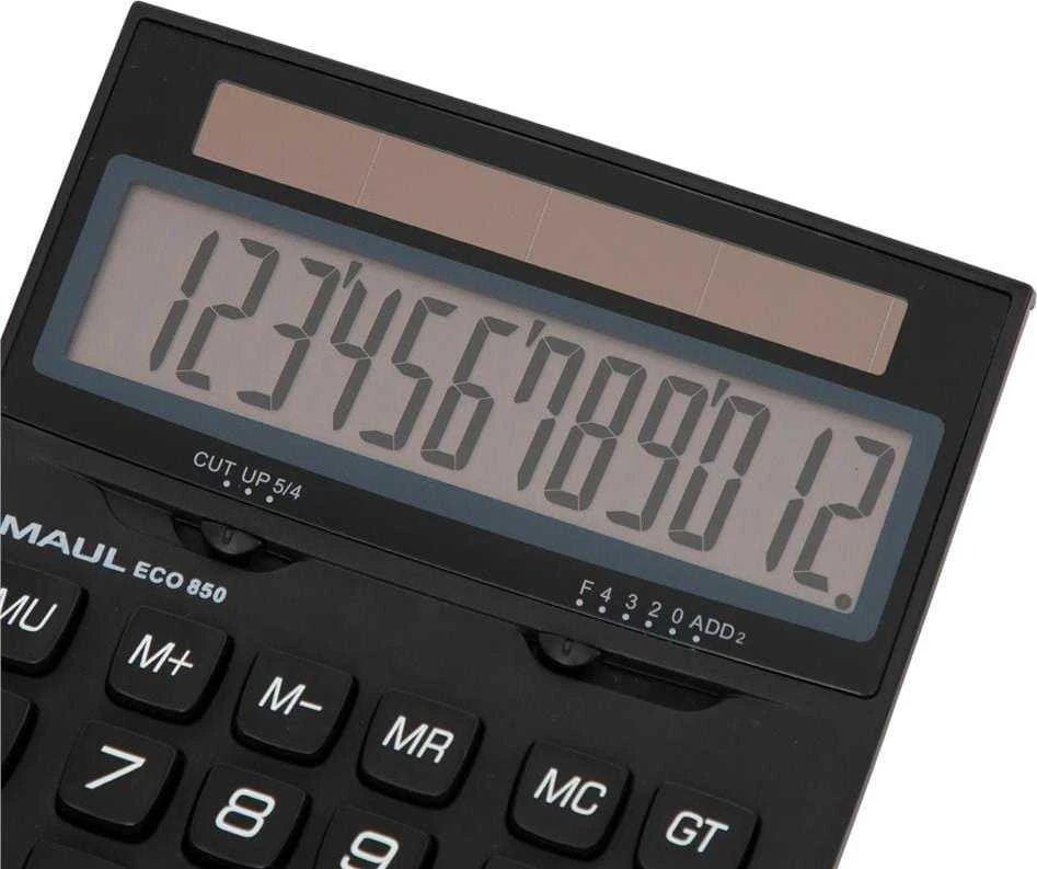 Stalinis skaičiuotuvas MAUL ECO 850, 12 skaitmenų ekranas