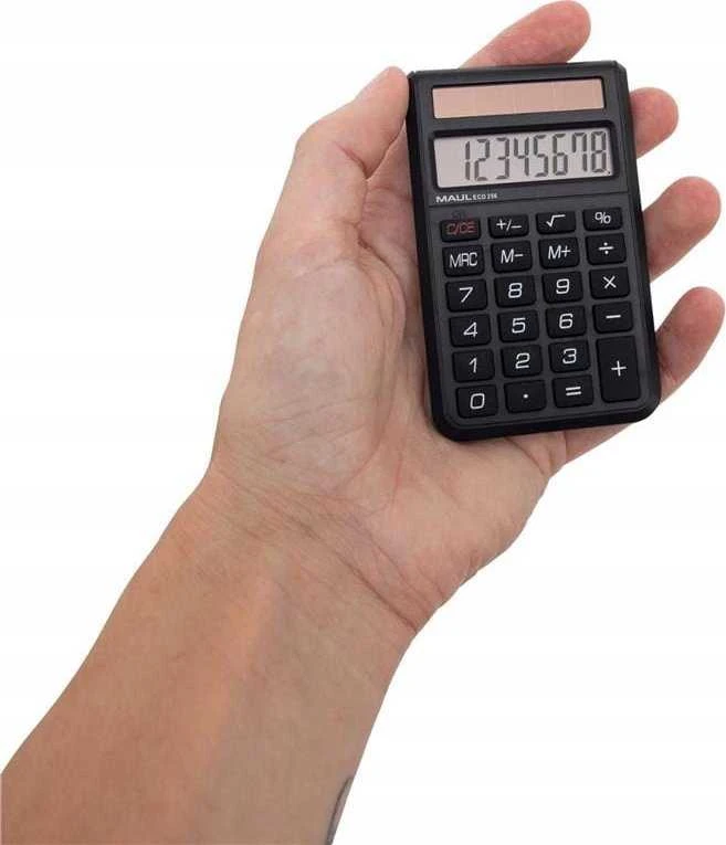 Kišeninis skaičiuotuvas MAUL ECO 250, 8 skaitmenys