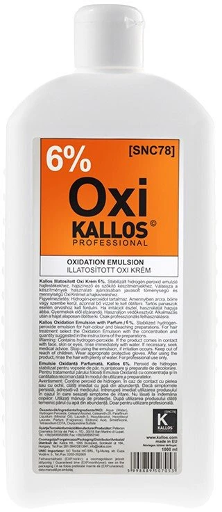 Kallos Kallos Oxi Oxidation Emulsion 6 Kremas Peroxide