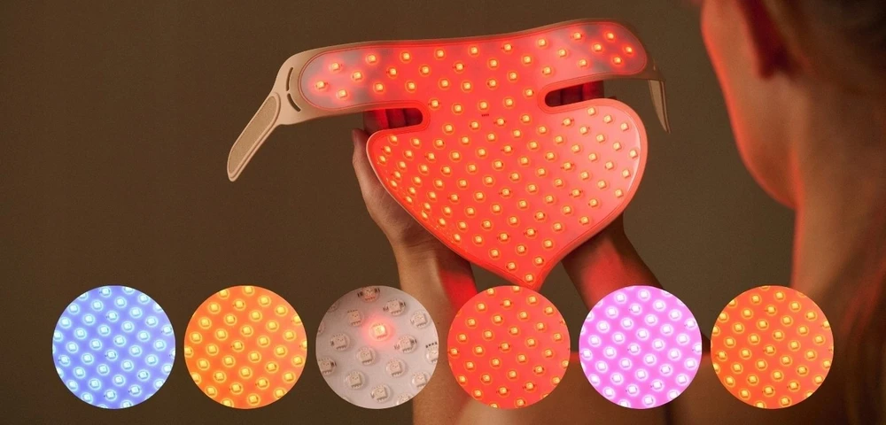 Belaidė krūtinės ir kaklo odą atjauninanti kaukė Silk'n LED Chest Mask Pro