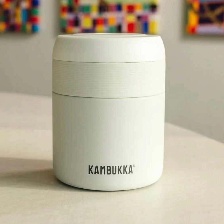 Termo pietų dėžutė Kambukka Bora, 600 ml, Balta