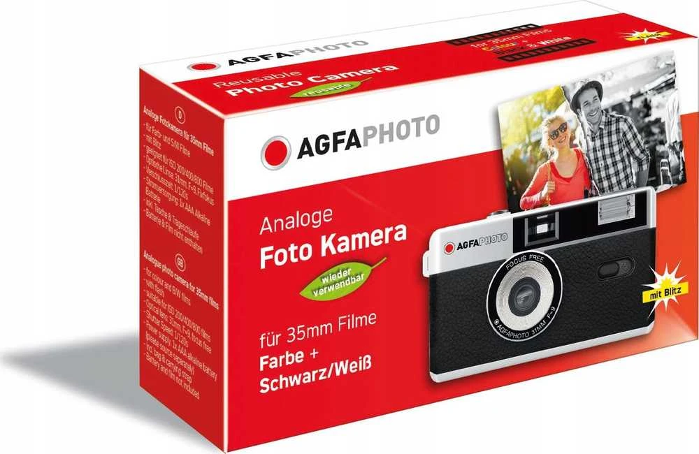 AGFAPHOTO REUSABLE CAMERA 35MM Juodas