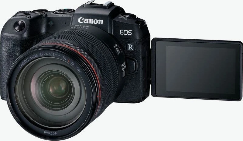 Objektyvas Canon EOS RP + RF 24-105mm F4-7.1 IS STM MILC 26,2 MP CMOS 6240 x 4160 pikseliai Juoda
