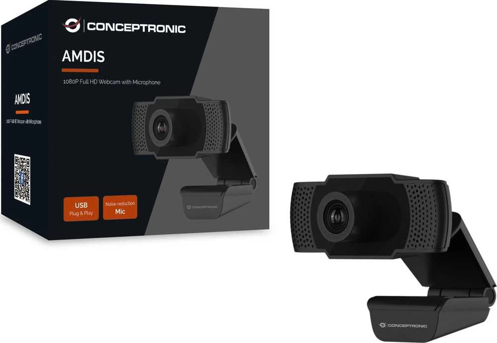 CONCEPTRONIC žiniatinklio kamera AMDIS 1080P Full HD