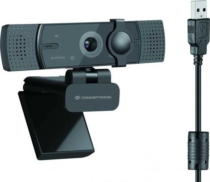 Carruzzo Conceptronic AMDIS08B internetinė kamera 15,9 MP 3840 x 2160 pikseliai USB 2.0 Juoda