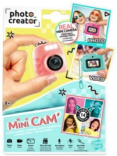 „Canal Toys Mini Cam“ skaitmeninis fotoaparatas – momentinis (oranžinis)