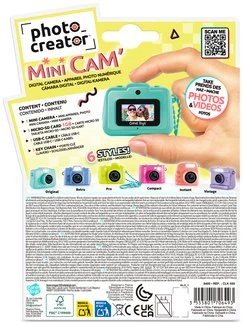 „Canal Toys Mini Cam Digital Camera“ – profesionali (žalias) – skaitmeninė kamera