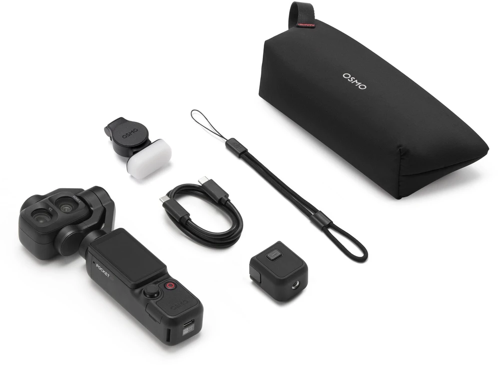 Rankinė vaizdo kamera - DJI Osmo Pocket 4P Standard CP.OS.00000658.01 juoda