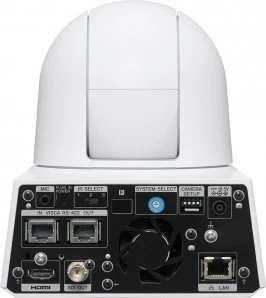 Kamera cyfrowa Sony SRG-A12 - kamera konferencyjna - PTZ - Turret - Kolor (Dzień i Noc) - 8,5 MP - 3840 x 2160 - automatinė przysłona - napędzany silnikiem - 1700 TVL - Audio - SDI, HDMI - LAN - H.264, H.265 - PoE Plus Class 4