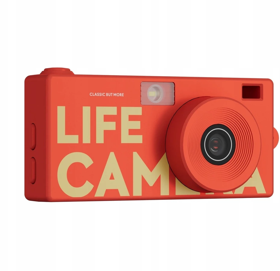 Skaitmeninis fotoaparatas Xrec Mini Aparat Kamera Retro Video 2k pakabutis raktų pakabukas + 32 GB kortelė / Xrec X9 / Raudonas